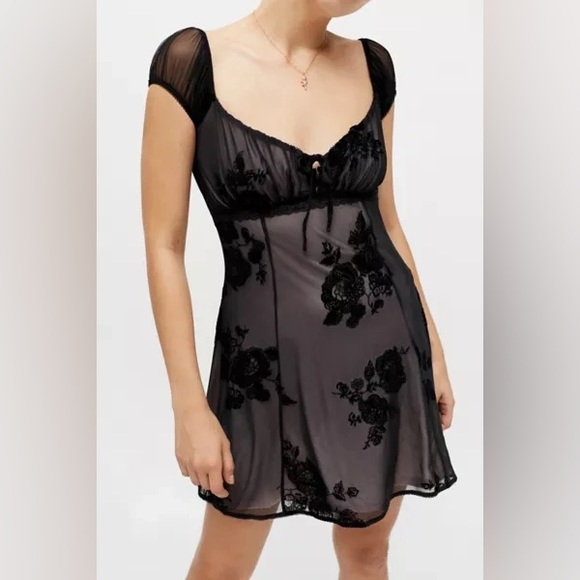 Urban Outfitters Dresses & Skirts - Urban Outfitters Gothic Mesh Babydoll Dress
